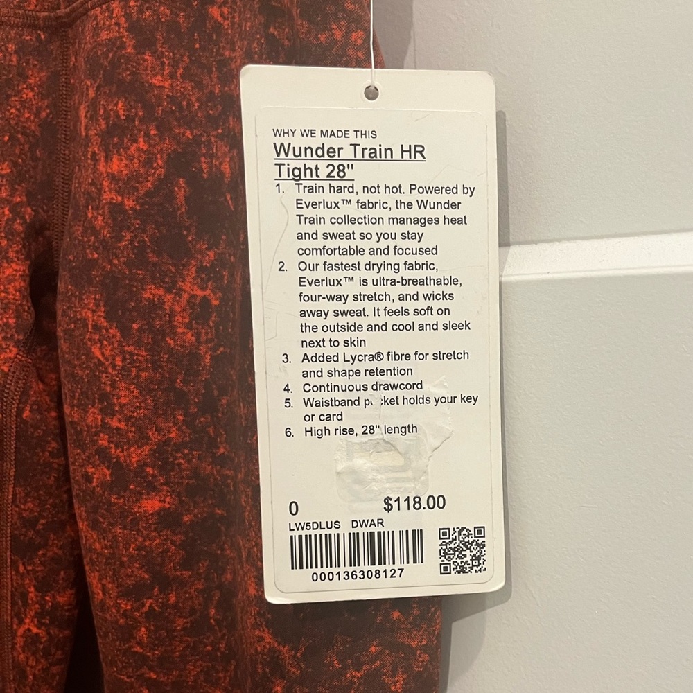 NWT🏷️ Lululemon Wunder Train High Rise Tight 28” - Picture 10 of 11